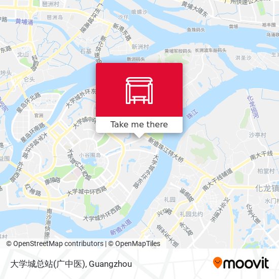 大学城总站(广中医) map