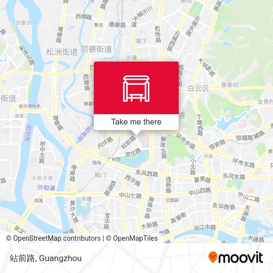 站前路 map