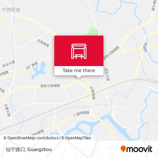 仙宁路口 map