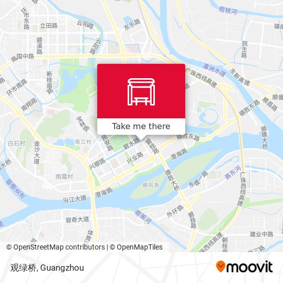 观绿桥 map