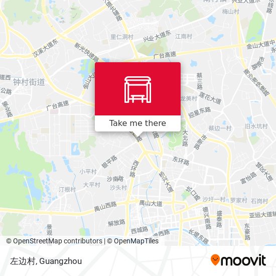 左边村 map
