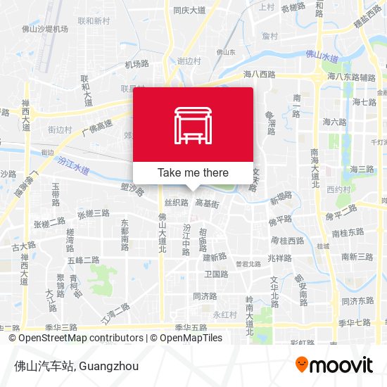 佛山汽车站 map