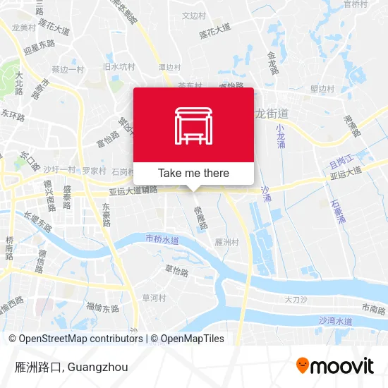 雁洲路口 map