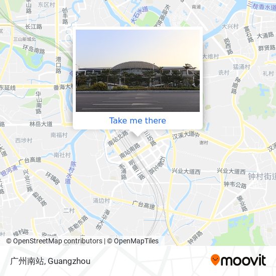 广州南站 map