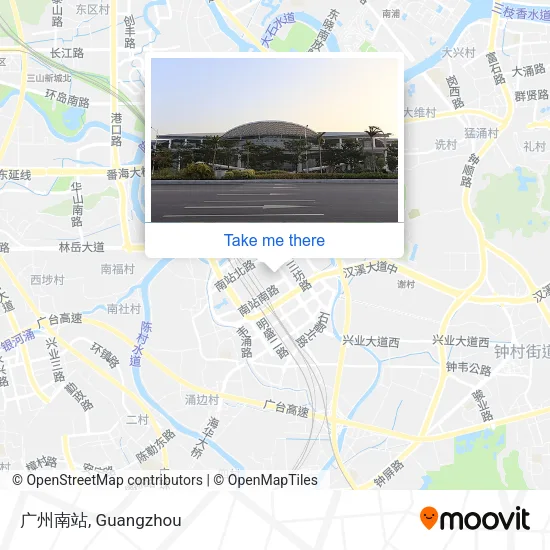 广州南站 map