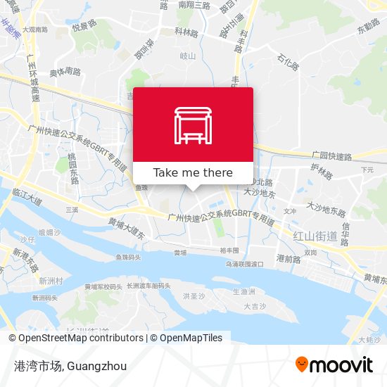 港湾市场 map