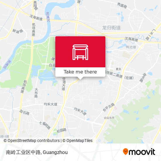 南岭工业区中路 map