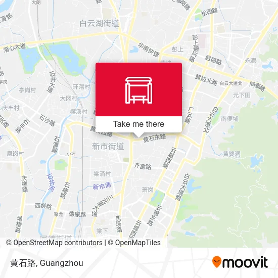 黄石路 map