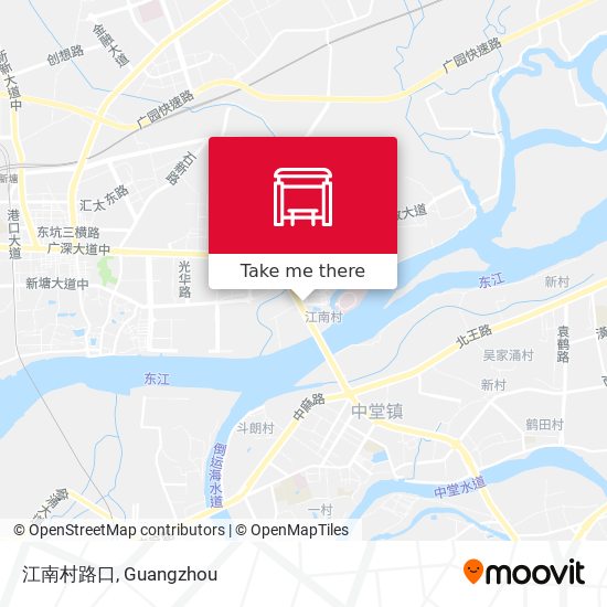江南村路口 map