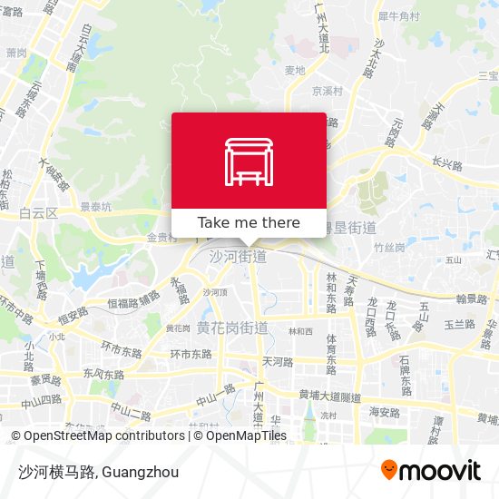 沙河横马路 map