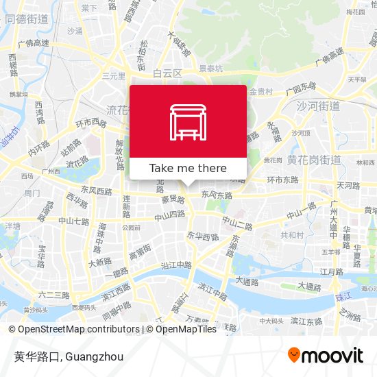 黄华路口 map
