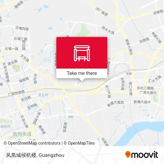 凤凰城候机楼 map