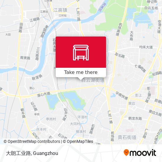 大朗工业路 map