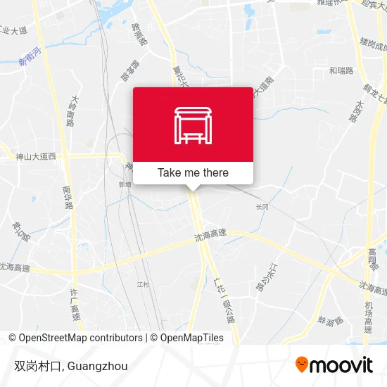 双岗村口 map