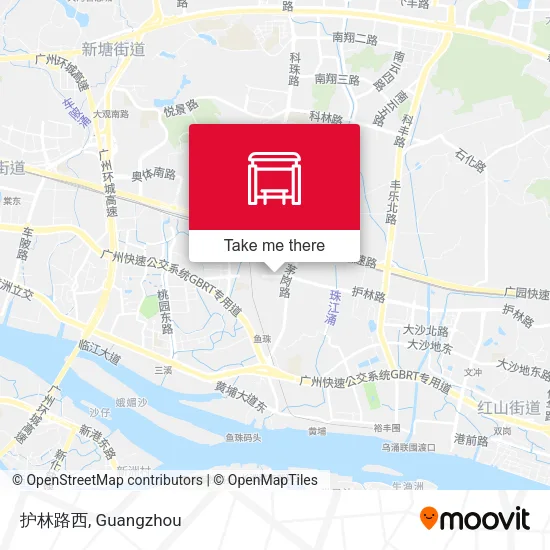 护林路西 map
