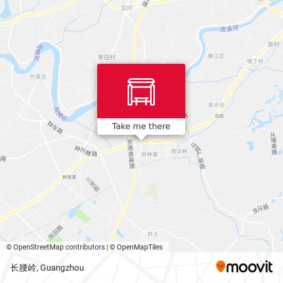 长腰岭 map