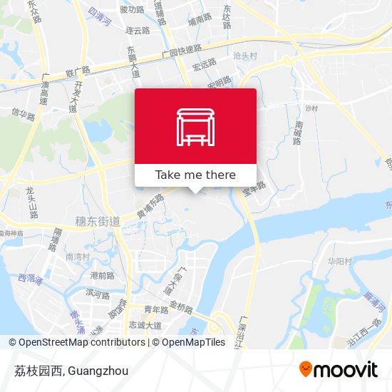 荔枝园西 map