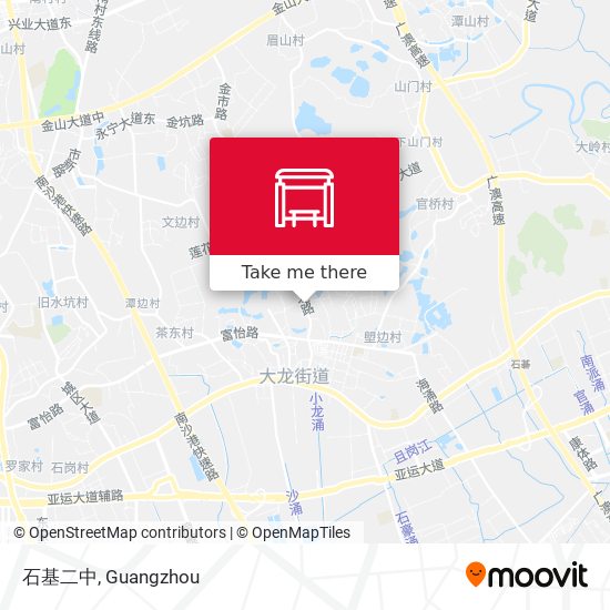 石基二中 map