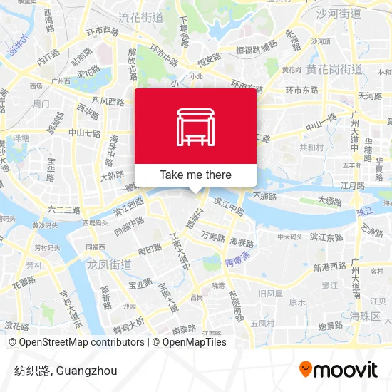 纺织路 map