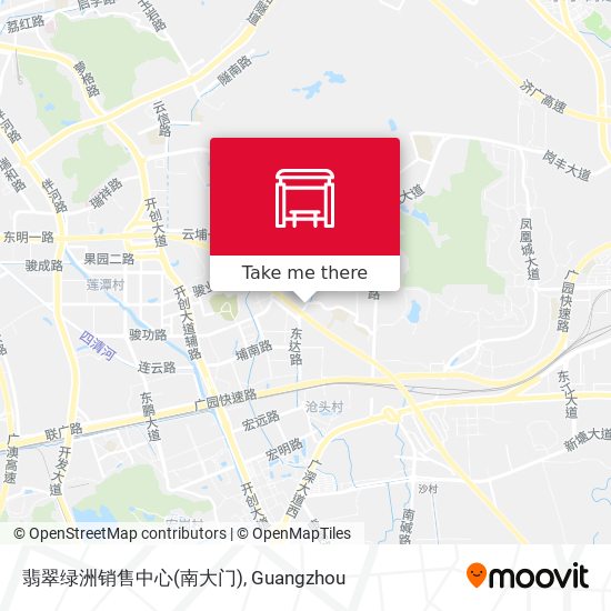 翡翠绿洲销售中心(南大门) map