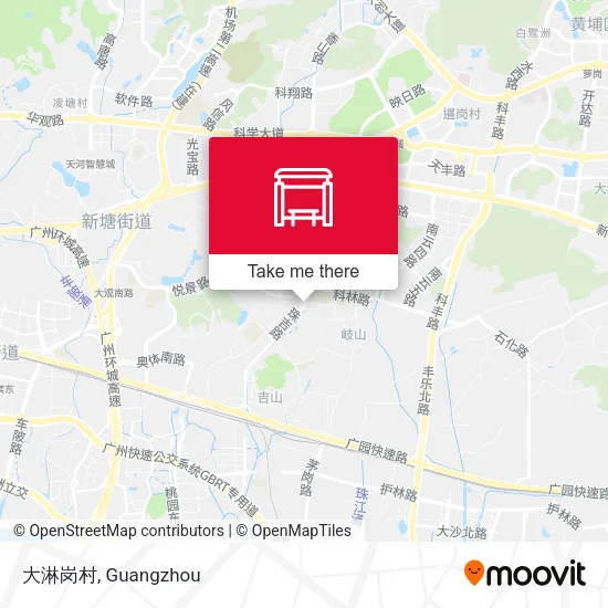 大淋岗村 map
