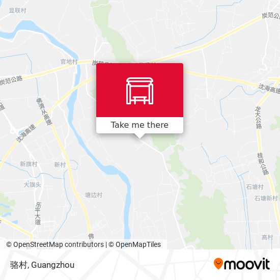 骆村 map