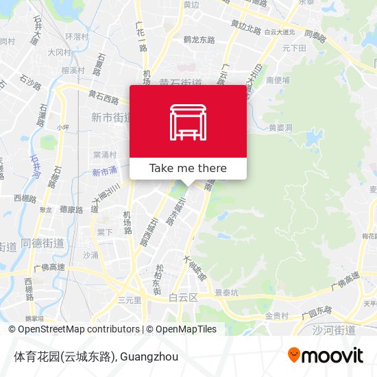 体育花园(云城东路) map