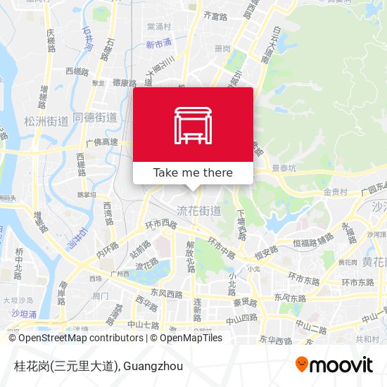 桂花岗(三元里大道) map