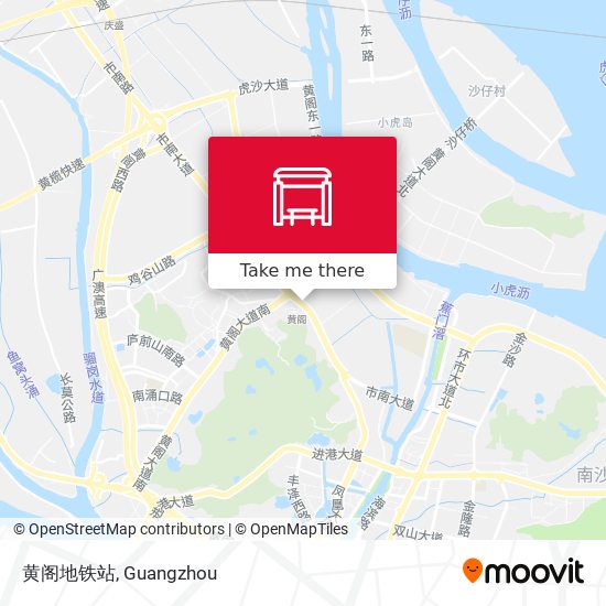 黄阁地铁站 map