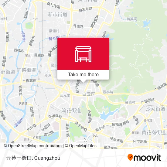 云苑一街口 map