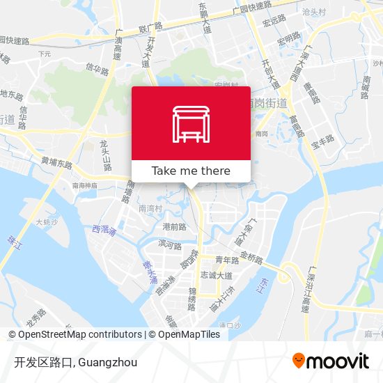 开发区路口 map