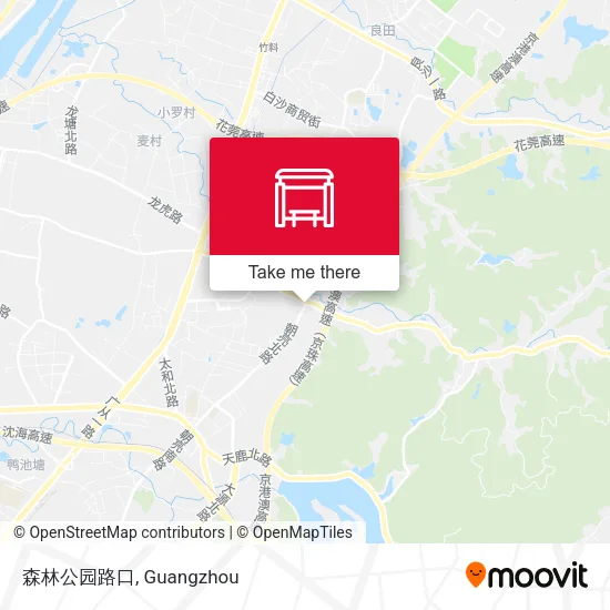 森林公园路口 map