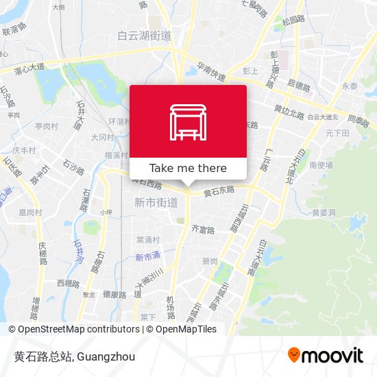 黄石路总站 map