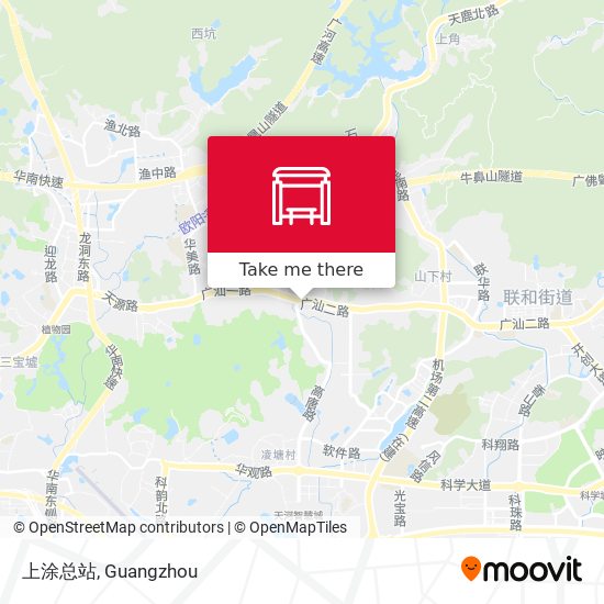 上涂总站 map