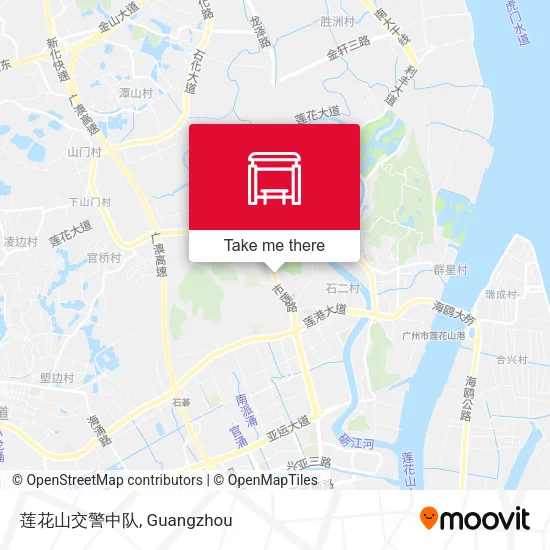 莲花山交警中队 map