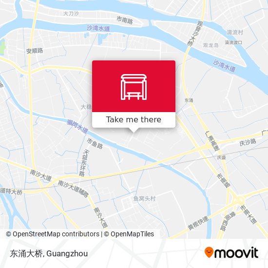 东涌大桥 map
