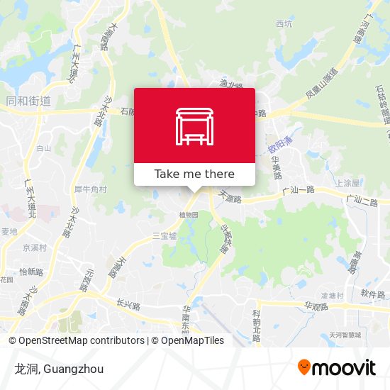 龙洞 map