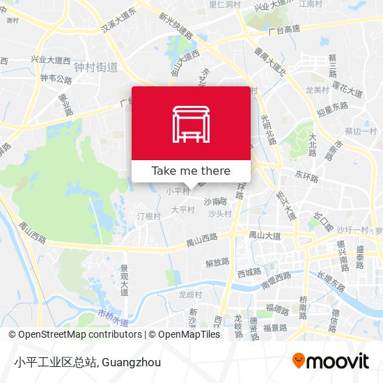 小平工业区总站 map