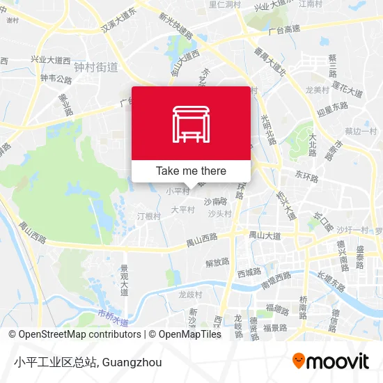 小平工业区总站 map
