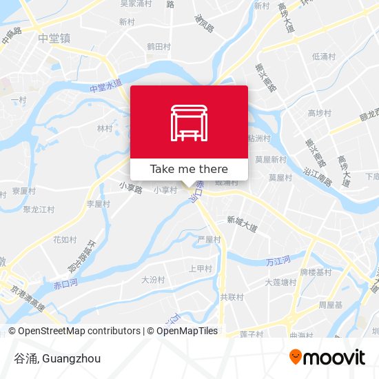 谷涌 map