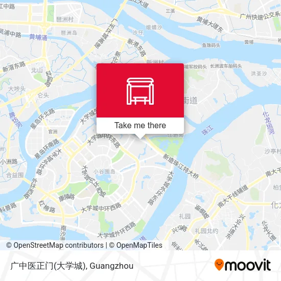 广中医正门(大学城) map