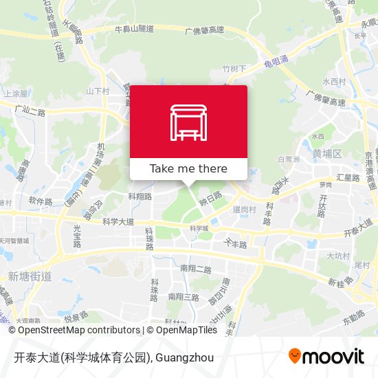 开泰大道(科学城体育公园) map