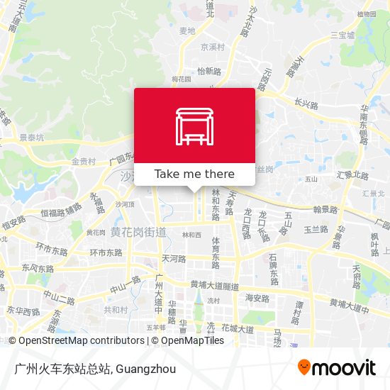 广州火车东站总站 map