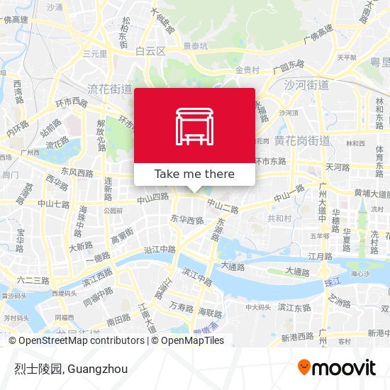 烈士陵园 map