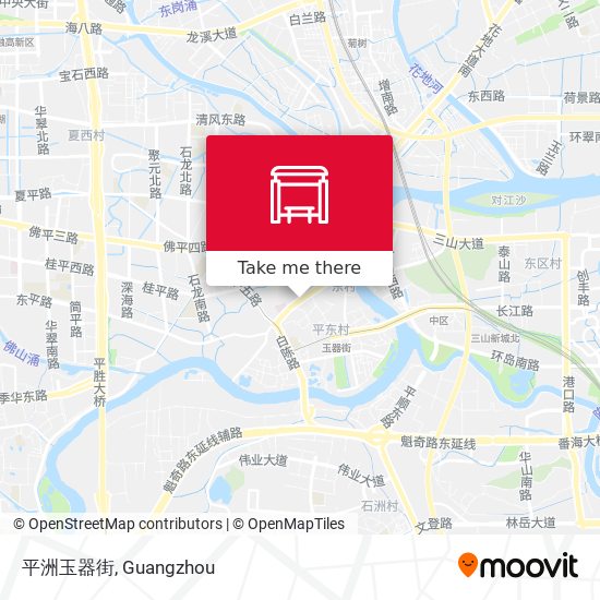 平洲玉器街 map