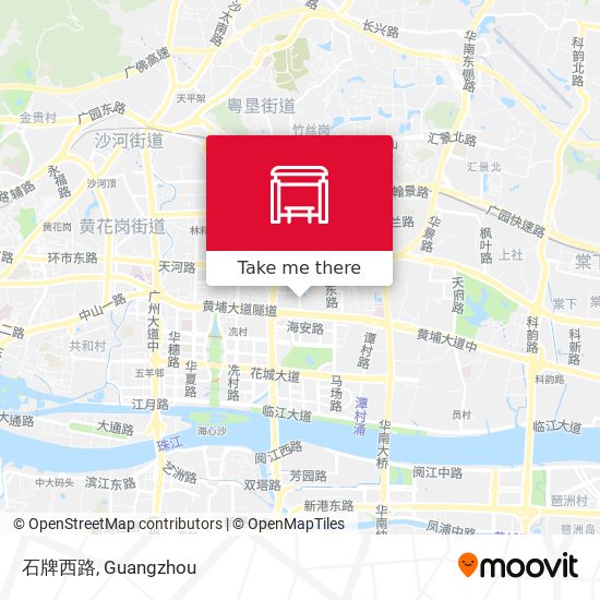 石牌西路 map