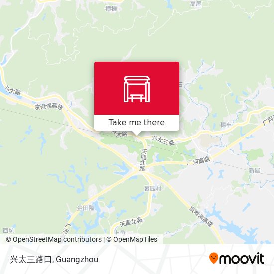 兴太三路口 map