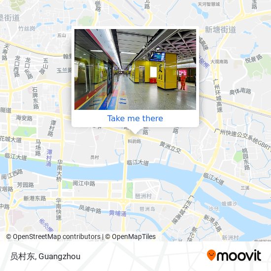 员村东 map