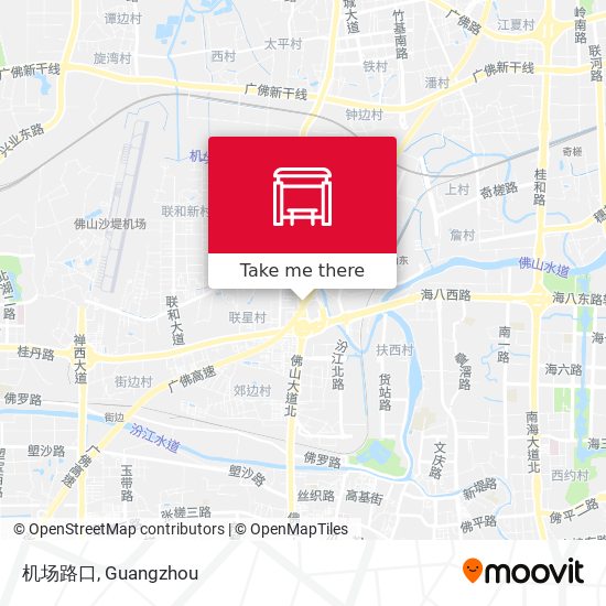 机场路口 map