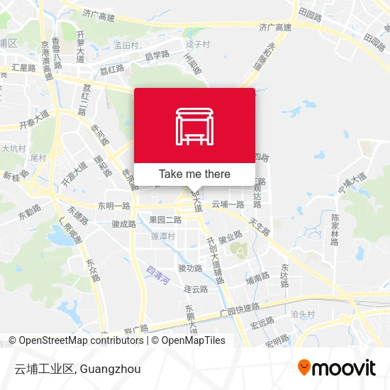云埔工业区 map